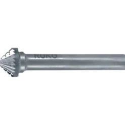 RUKO Hartmetall-Frässtift KSK Ø 3 mm Kopflänge 3 mm Schaft-Ø 3 mm Verzahnung KVZ 4 - 116227