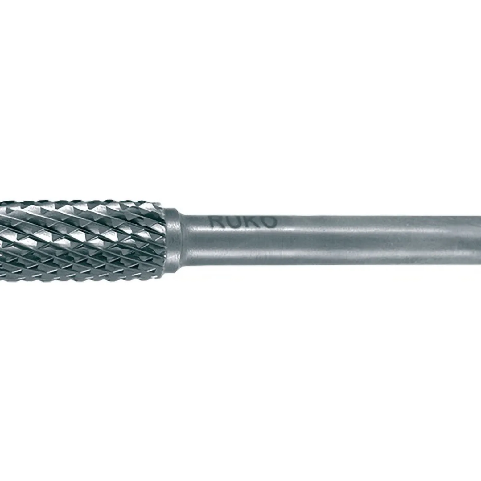 RUKO Hartmetall-Frässtift ZYA Ø 3 mm Kopflänge 14 mm Schaft-Ø 3 mm blank Verzahnung KVZ 4 - 116046