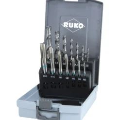 RUKO Maschinengewindebohrer-Satz 14tlg. Form B HSS in Kunststoffkassette - 245048RO