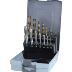RUKO Maschinengewindebohrer-Satz 14tlg. Form B HSSE-Co 5 in Kunststoffkassette - 245051RO