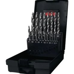 RUKO Spiralbohrersatz HSS-G DIN 338 ULTIMATECUT FLOWSTEP 19tlg. Ø 1 - 10 mm in Kunststoffkassette - 259214RO