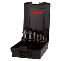 RUKO ULTIMATECUT Kegel- und Entgratsenker-Satz 4S HSS RUnaTEC DIN 335 90° in Kunststoffkassette 6 teilig - 102890PRO