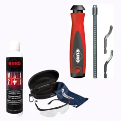 RUKO Unigrat-Satz E, HSS, 5tlg. inkl. Spray & Schutzbrille - WZS107006