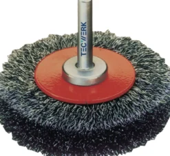 Rundbürste D.50mm Drahtstärke 0,2mm STA 17mm 15000min-¹ TECWERK