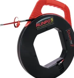 RUNPOTEC Kabeleinziehgerät RUNPO 5 Bandlänge 30 m Biegeradius 15 mm - 10014