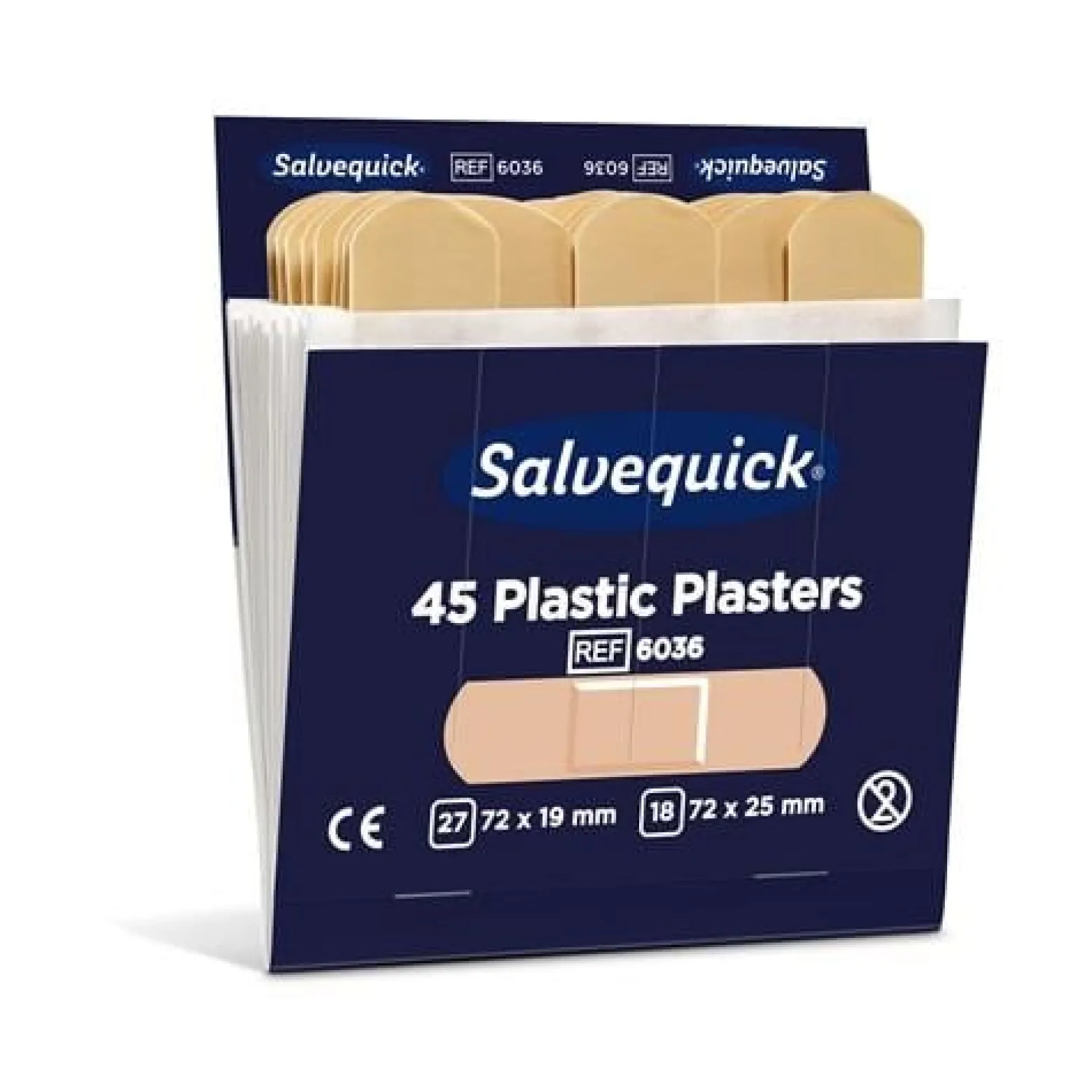 Salvequick Pflasterstrips Salvequick wasserfest - 6036