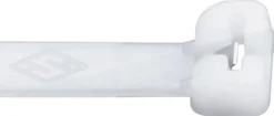 SAPISELCO 100x Kabelbinder Länge 186 mm Breite 4,5 mm natur mit Stahlnase - MET.2.2123R
