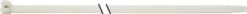 SAPISELCO 100x Kabelbinder Länge 186 mm Breite 4,5 mm natur mit Stahlnase - MET.2.2123R