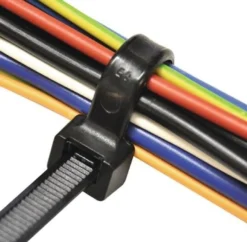 SAPISELCO 100x Kabelbinder Länge 140 mm Breite 3,5 mm schwarz - SEL.3.210