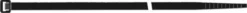 SAPISELCO 100x Kabelbinder Länge 360 mm Breite 4,5 mm schwarz Außenbereich - SEL.UVV2.426