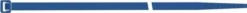 SAPISELCO 100x Kabelbinder Länge 280 mm Breite 4,5 mm blau - SEL.11.425R