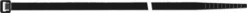 SAPISELCO 100x Kabelbinder Länge 360 mm Breite 4,5 mm schwarz - SEL.3.426