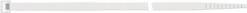 SAPISELCO 100x Kabelbinder Länge 380 mm Breite 4,5 mm natur - SEL.2.427