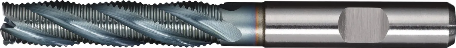 Schaftfräser DIN 844 Typ HR D.25mm Einsatz-L.108mm HSS-Co5 TiCN Weldon TW