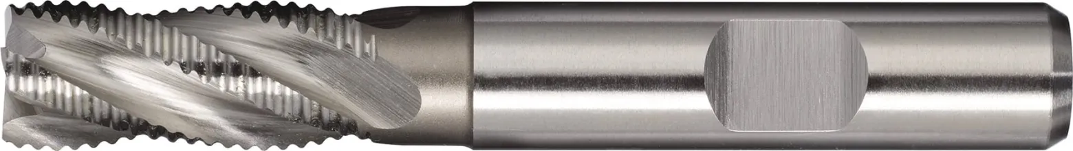 Schaftfräser DIN 844 Typ HR D.6mm Einsatz-L.19mm HSS-Co5 Weldon TW