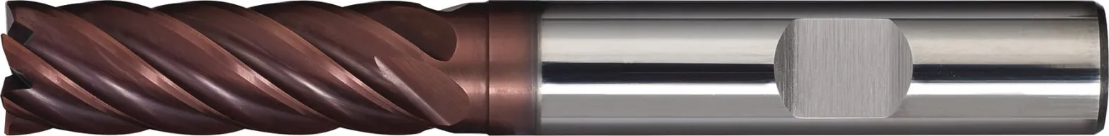 Schaftfräser D.16mm Einsatz-L.55mm VHM TiAlN 35-38Grad HB Z.6 ext.lang TECWERK