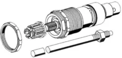 SCHELL Oberteil POLAR II Set Ablänghilfe, Spindel L: 488