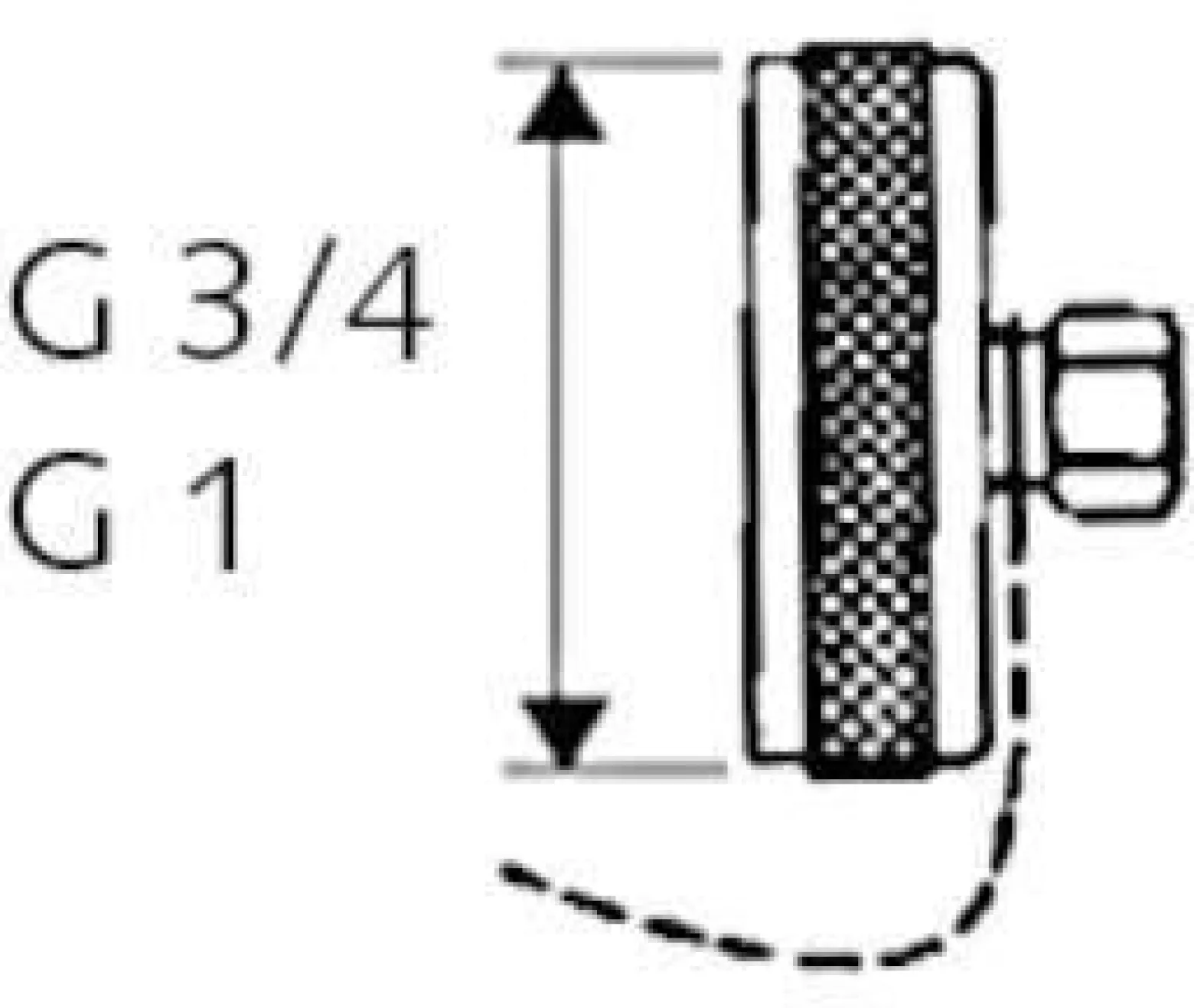 SCHELL Verschlusskappe Kette, Dichtscheibe, G 3/4 IG, messing