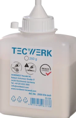 Schlagschnurkreide 250g weiß Ku.-Flasche TECWERK