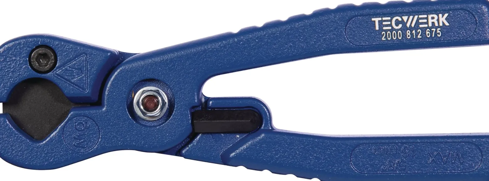 Schlauchschere f.Rohre 16mm Magnesium-Druckguss TECWERK