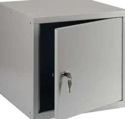 Schließfachschrank lichtgrau/lichtgrau H450xB450xT450mm 1 Abt.