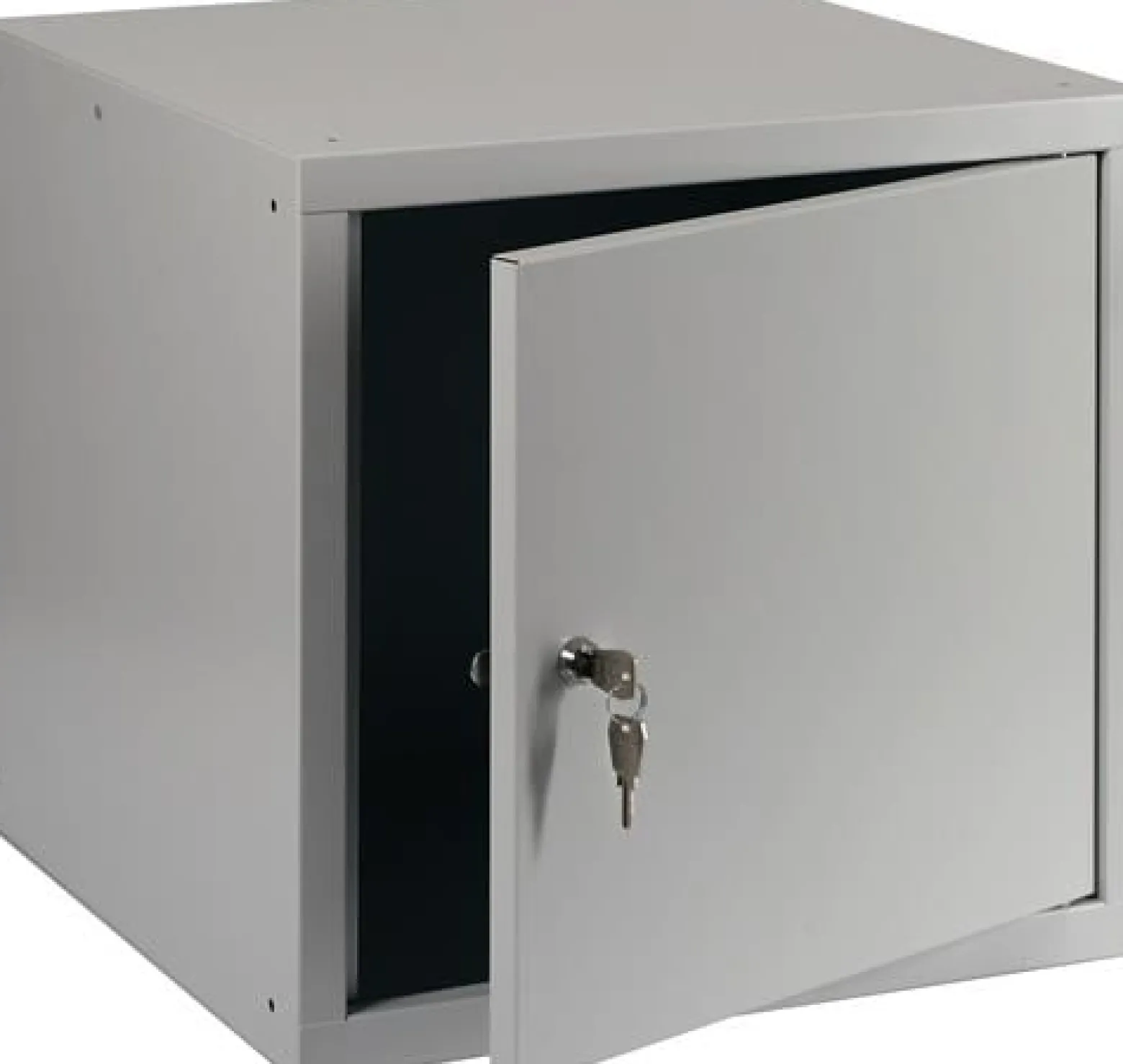 Schließfachschrank lichtgrau/lichtgrau H450xB450xT450mm 1 Abt.