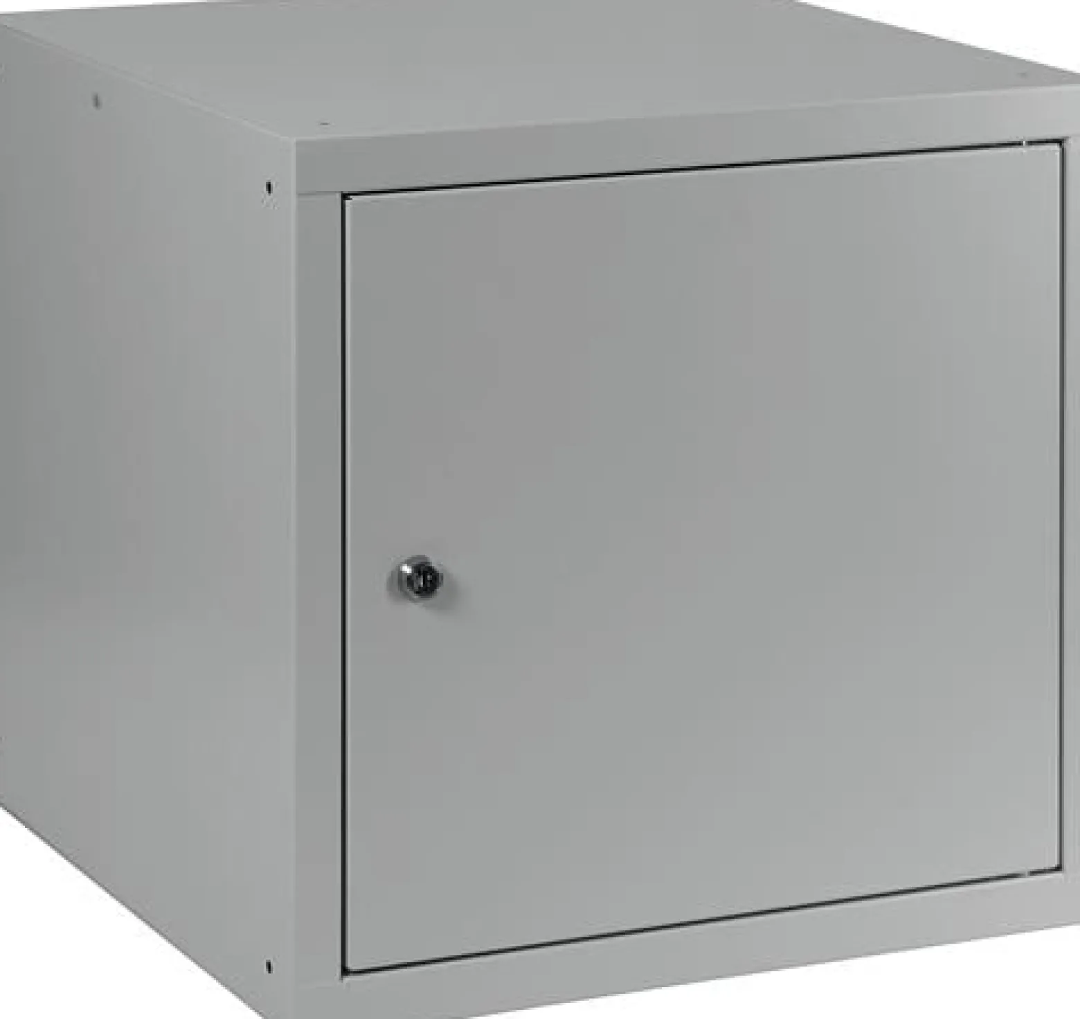 Schließfachschrank lichtgrau/lichtgrau H450xB450xT450mm 1 Abt.