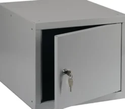 Schließfachschrank lichtgrau/lichtgrau H350xB400xT450mm 1 Abt.
