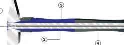 Schlosserhammer 500g Stiel-L.320mm 3K-Stiel m.Stahlschutzhülse TECWERK