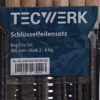 Schlüsselfeilensatz L.100mm Hieb 2 TECWERK