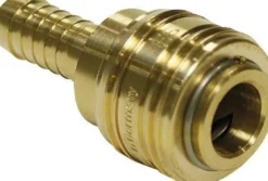 Schnellver.Kup m.Tülle MessingNBR Schlauchweite 13mm Durchfluss(Luft) 1000