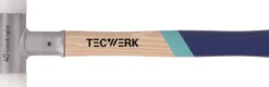 Schonhammer L.375mm Kopf-D.40mm Hickory rückschlagfrei hart Nyl.weiß TECWERK