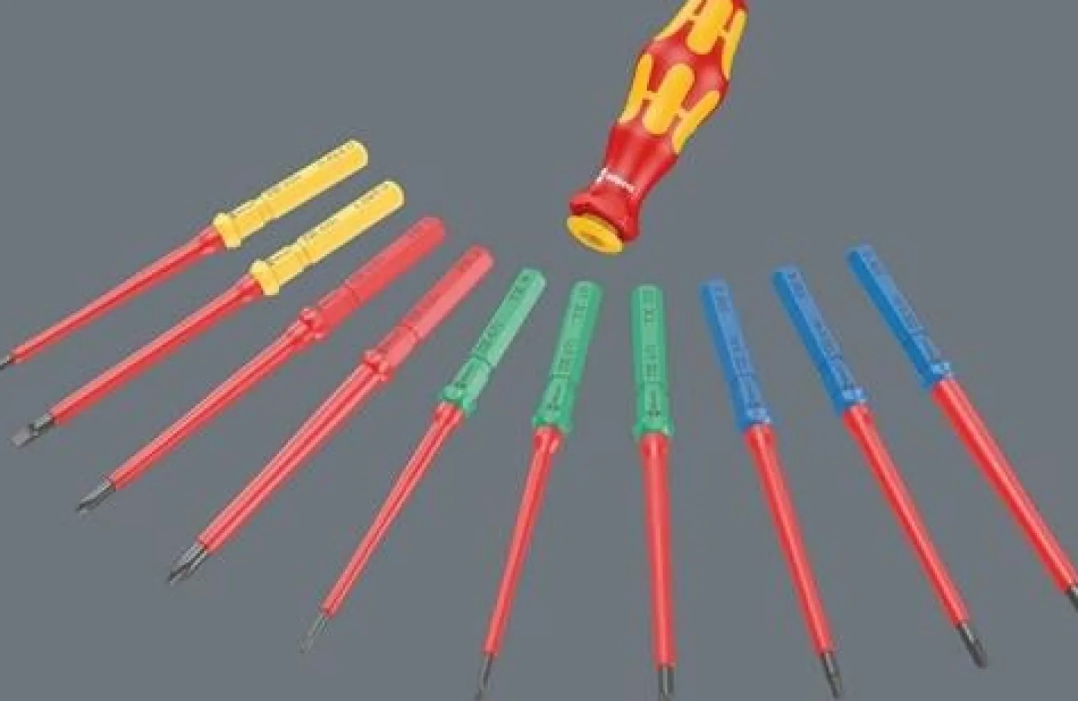 Schraubendrehersatz Kraftform Kompakt VDE 17 RA 1 17-tlg.Schlitz/PH/PZ/PZ/S/Torx