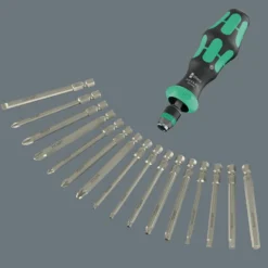 Schraubendrehersatz Kraftform Kompakt 60 RA-R 1 17-tlg.m.Wechselkl.WERA