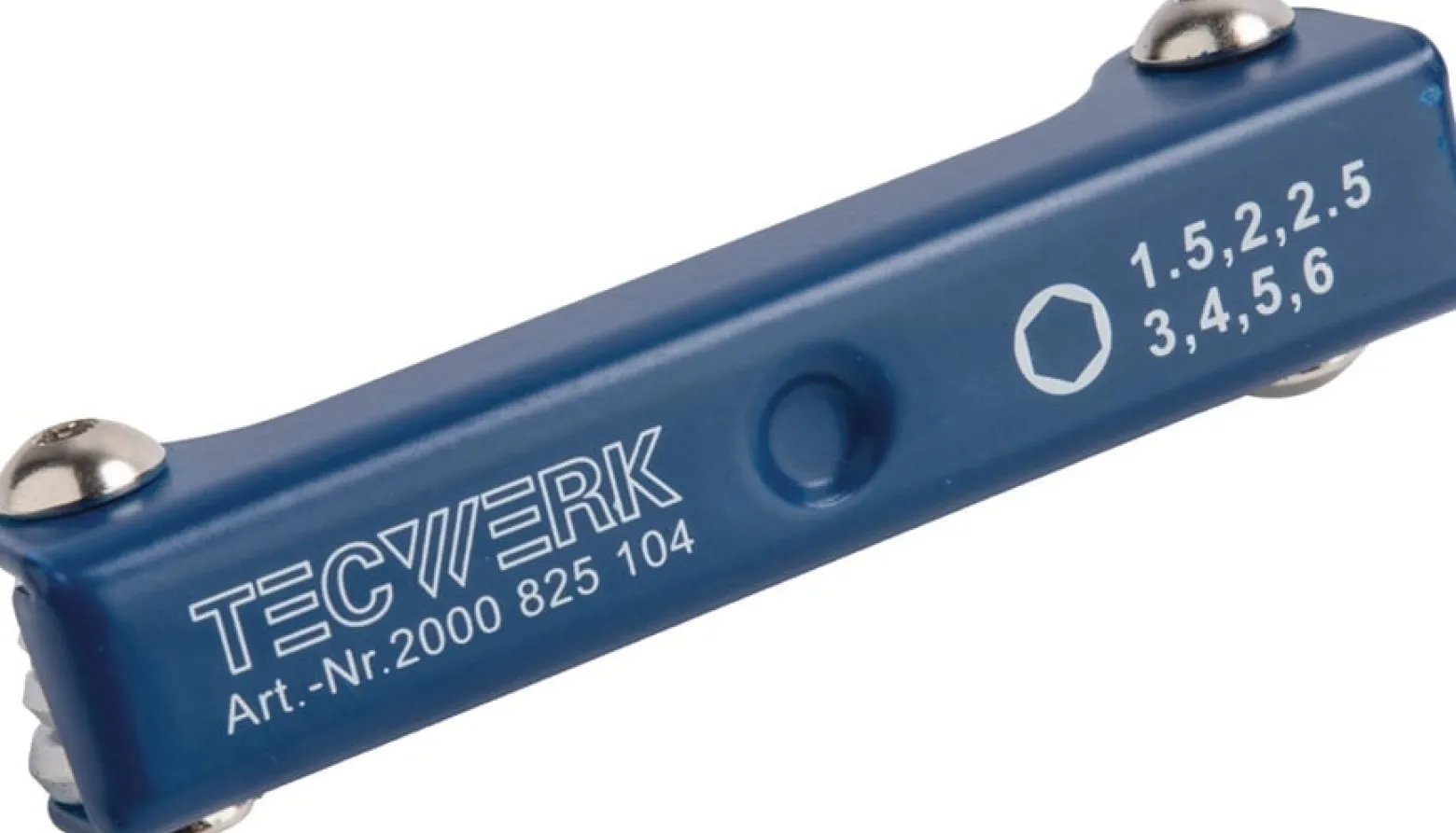 Schraubendrehersatz 7-tlg.Handklapphalter SW 1,5-6mm S2-Stahl TECWERK