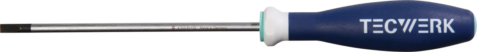 Schraubendreher Schneiden-B.4,5mm Klingen-L.125mm 3K-Griff Rundkl.TECWERK