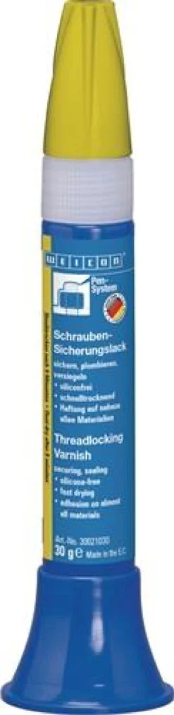 Schraubensicherungslack gelb 30g Pen-System WEICON