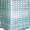 Schrumpfhaube Maße 850+650x1800mm S.125µ LDPE transparent Seitenfalte TRANSPAK