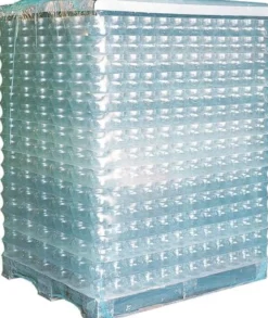 Schrumpfhaube Maße 1250+850x1800mm S.125µ LDPE transparent Seitenfalte TRANSPAK
