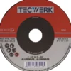 Schruppscheibe D125xS6mm gekr.Alu.Bohr.22,23mm TECWERK