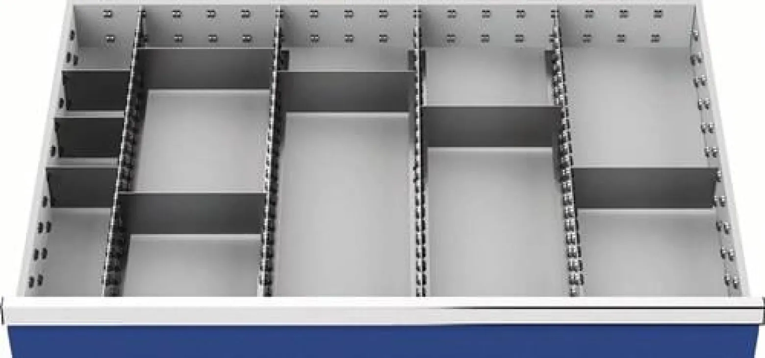 Schubladenunterteilungsmaterial Fronthöhe 150 mm - 154BLH150A