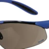 Schutzbrille DAYLIGHT PREMIUM EN 166 Bügel dunkelblau,Scheibe smoke PC TECWERK
