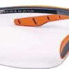 Schutzbrille Flexor Plus EN 166 Fassung:dunkelgrau-orange Scheibe:klar PC INFIEL