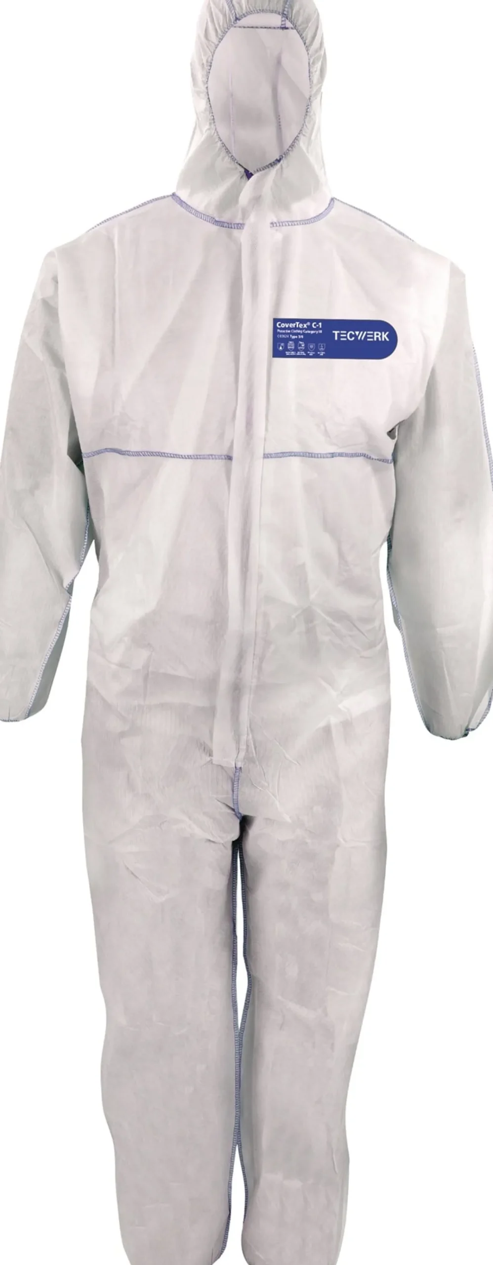 Schutzoverall CoverTex® Gr.L weiß PSA III TECWERK