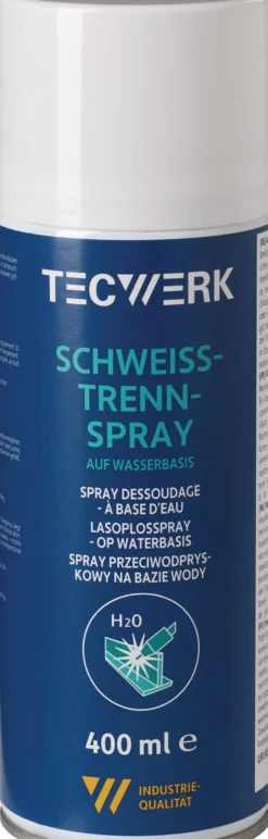 Schweißtrennspray auf Wasserbasis 400ml Spraydose TECWERK