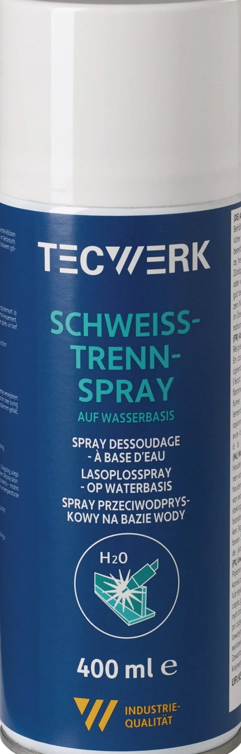 Schweißtrennspray auf Wasserbasis 400ml Spraydose TECWERK