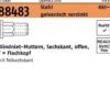 Sechskantblindnietmutter R 88483 FLAKO M6 /0,5 -3,5 Stahl galv.verz. 250St.