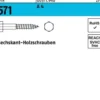 Sechskantholzschraube DIN 571 16x 120 A 4 10 Stück