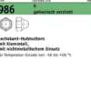 Sechskanthutmutter DIN 986 Klemmteil M8 6 galv.verz. 100 Stück
