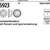 Sechskantmutter DIN 6923 Flansch M8 8 Sperrverzahnung 1000 Stück